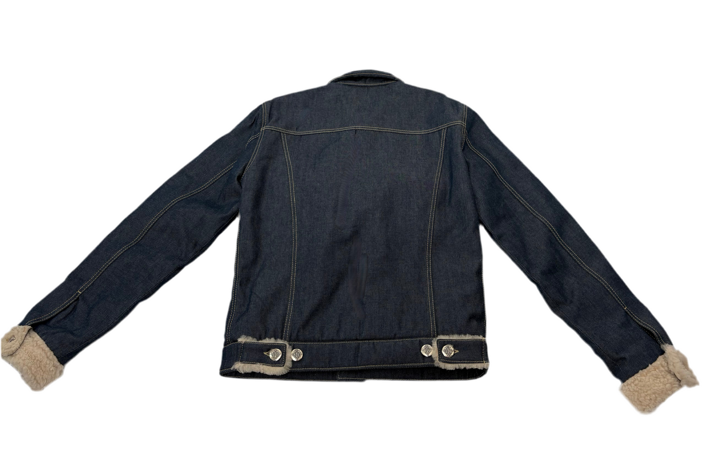 DENIM SHEARLING JACKET